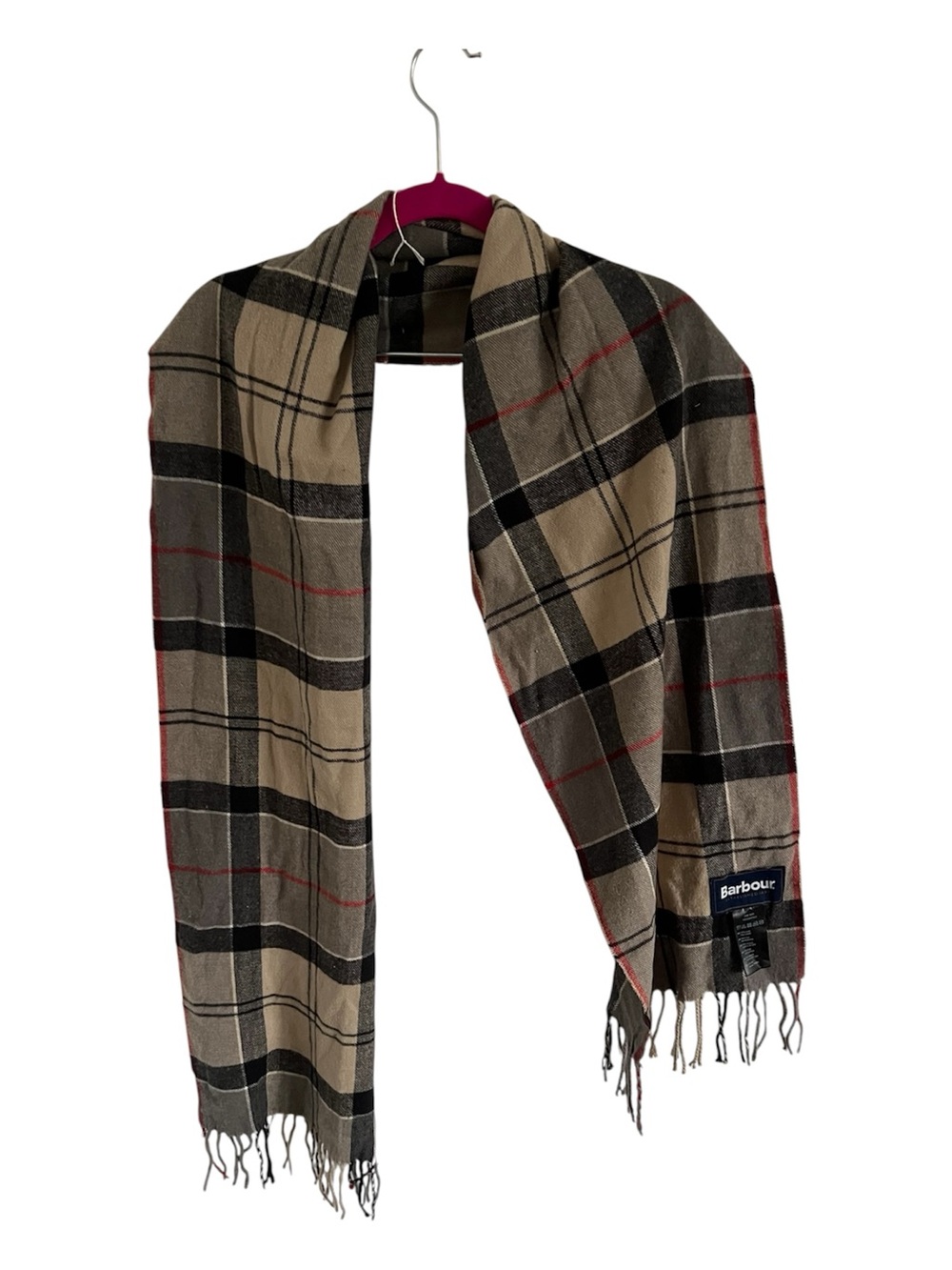 Barbour Plaid Scarf
